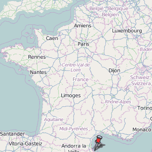 Banyuls-sur-Mer Map France Latitude &amp; Longitude: Free Maps