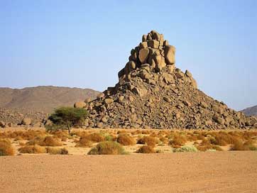 Algeria Mountain Cairn Desert Picture