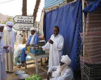 Algeria Tuareg Market Djanet Picture