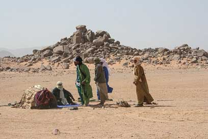 Algeria Men Tuareg Sahara Picture