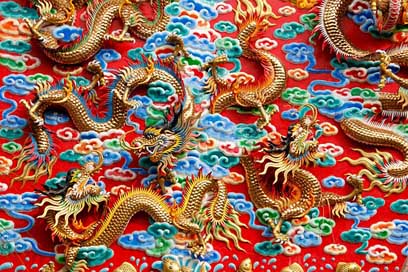 Dragons Ornament Thailand China Picture