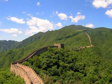 China Clouds Sky Great-Wall-Of-China Picture