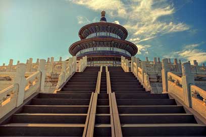 Beijing Temple Stairs Temple-Of-Heaven Picture