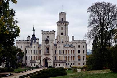 Castle Czech-Republic Nature Hlubok Picture
