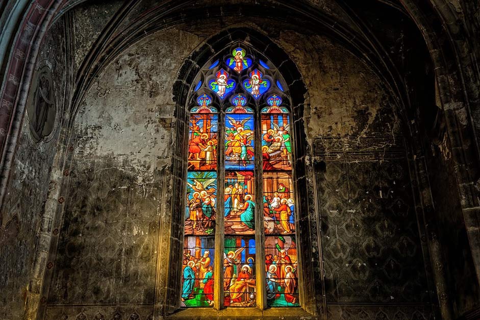 Church-Window Colorful Window Church