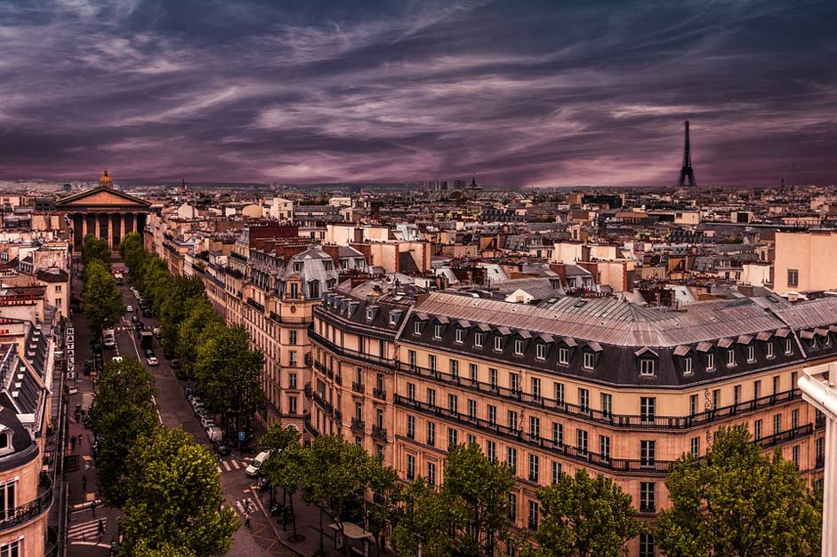 Color France Evening Paris