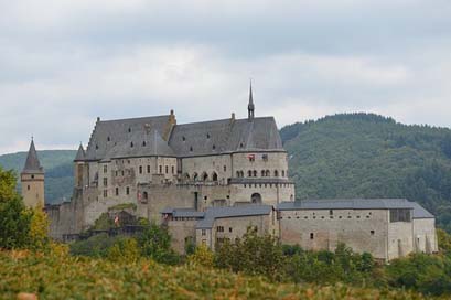 Vianden Historical Luxembourg Castle Picture