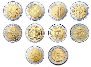 Euro Currency Coin 2 Picture