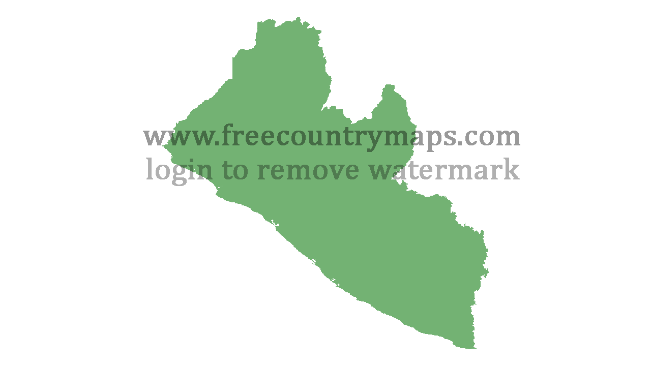 Blank Map Of Liberia Free Gif PNG And Vector Blank Maps   Liberia 