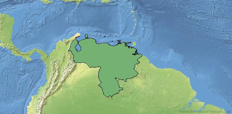Venezuela Map Outline