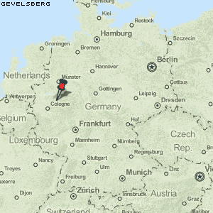 Karte von Gevelsberg :: Deutschland Breiten- und Längengrad