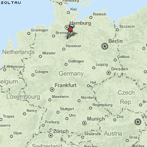Karte von Soltau :: Deutschland Breiten- und Längengrad : Kostenlose