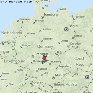 Bad Mergentheim Karte Deutschland