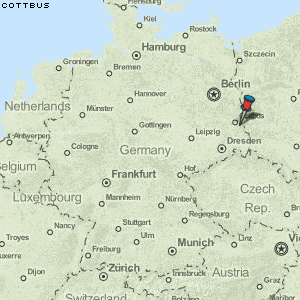Cottbus Karte Deutschland