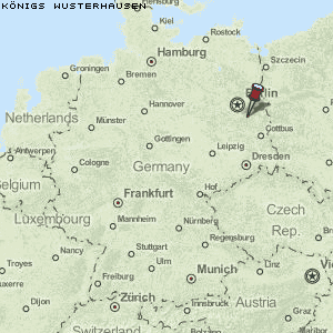 Königs Wusterhausen Karte Deutschland