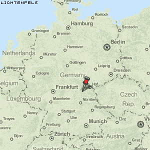 Lichtenfels Karte Deutschland