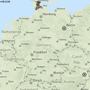 Heide Karte Deutschland