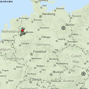 Borken Karte Deutschland