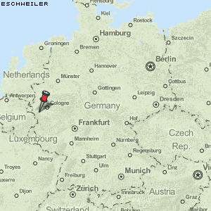 Karte von Eschweiler :: Deutschland Breiten- und Längengrad