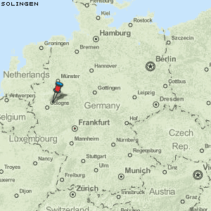 Solingen Karte Deutschland