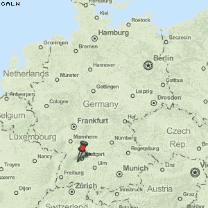 Calw Karte Deutschland