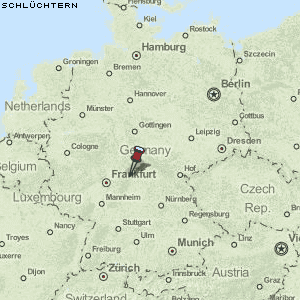 Karte von Schlüchtern :: Deutschland Breiten- und Längengrad