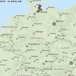 Karte von Bad Oldesloe :: Deutschland Breiten- und Längengrad