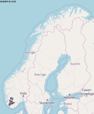 Egersund Karte Norwegen