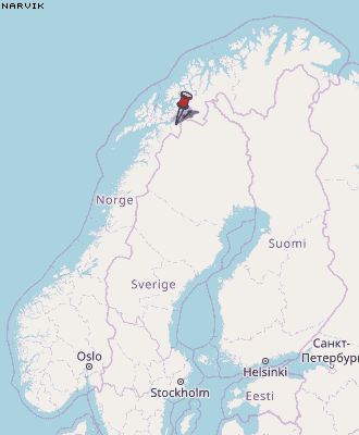 norwegen narvik karte Karte Von Narvik Norwegen Breiten Und Langengrad Kostenlose Karten Wo Ist norwegen narvik karte