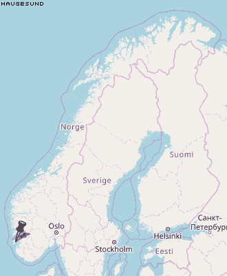 Haugesund Karte Norwegen