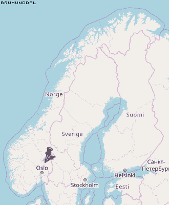 Brumunddal Karte Norwegen
