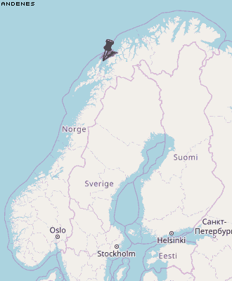 Andenes Karte Norwegen