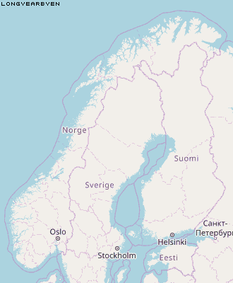 Longyearbyen Karte Norwegen