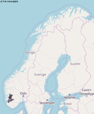 Stavanger Karte Norwegen