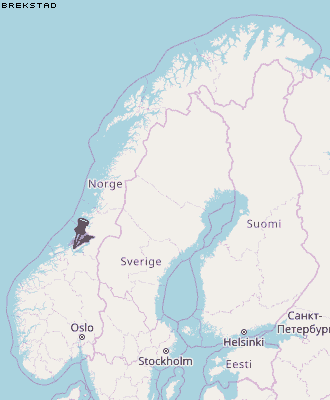 Brekstad Karte Norwegen