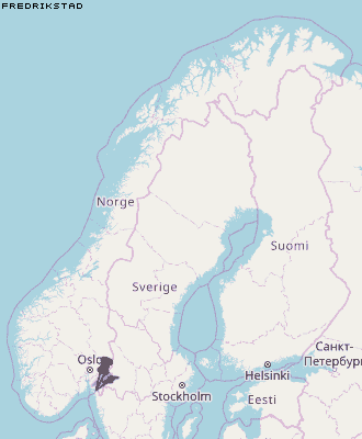 Fredrikstad Karte Norwegen