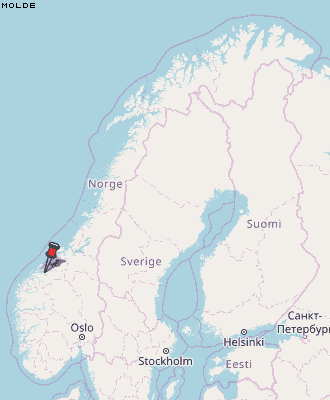 Molde Karte Norwegen