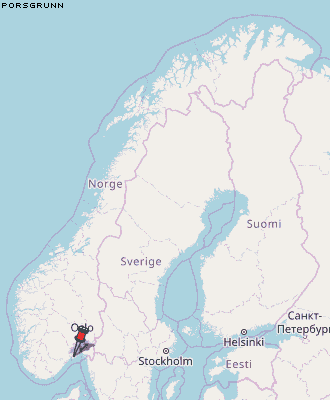 Porsgrunn Karte Norwegen