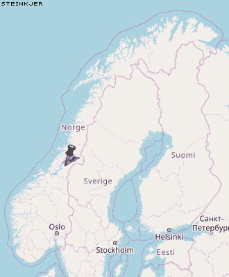 Steinkjer Karte Norwegen