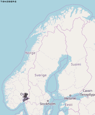 Tønsberg Karte Norwegen