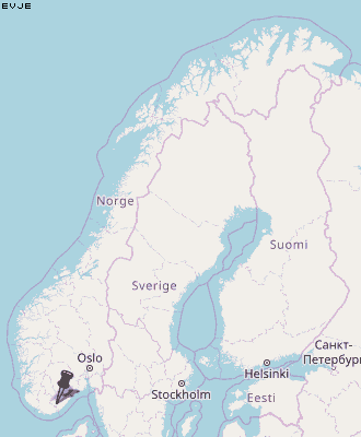 Evje Karte Norwegen