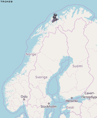 Tromsø Karte Norwegen