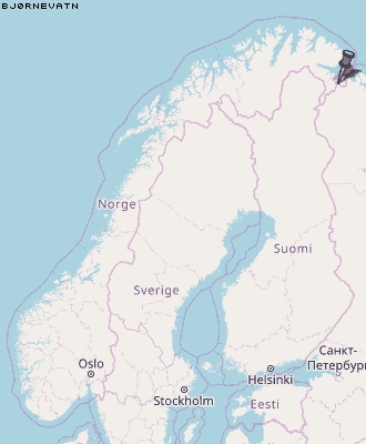 Bjørnevatn Karte Norwegen