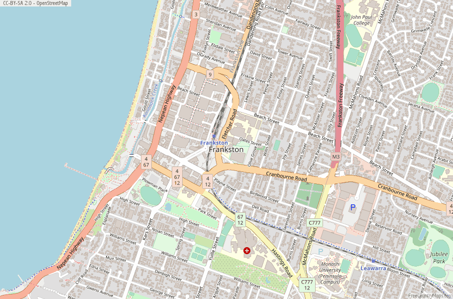 Map Of Frankston And Surrounding Suburbs Frankston Map Australia Latitude & Longitude: Free Maps