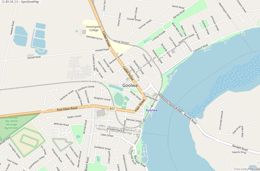 Goolwa Map Australia Latitude & Longitude: Free Maps