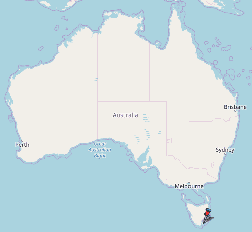 Cygnet Map Australia Latitude & Longitude: Free Maps