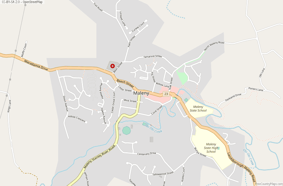 Map Of Maleny Qld Maleny Map Australia Latitude & Longitude: Free Maps