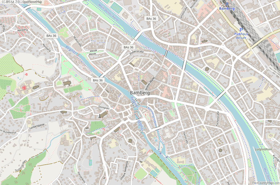 Bamberg Map Germany 1646638496 