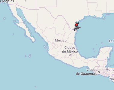 Rio Bravo Map Mexico Latitude Longitude Free Maps