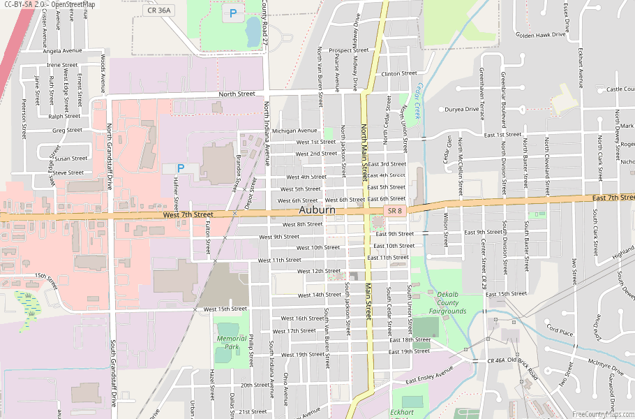 Auburn Map United States Latitude & Longitude: Free Maps
